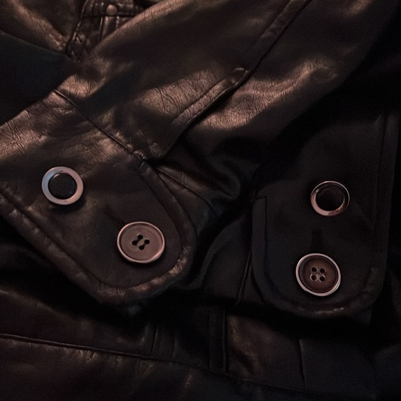 Paris Blues Pleather Crop Jacket - Picture 7 of 8